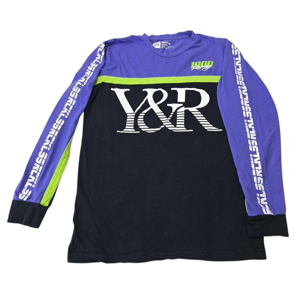 Young and Reckless Young & Reckless Y&R Men's Long Sleeve T-Shirt 1900 Racing‎ M